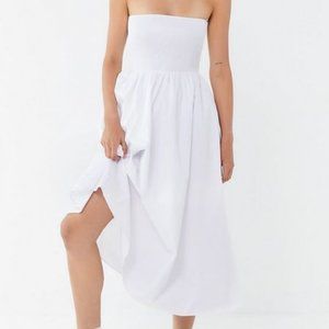 NWOT UO Sienna White Midi Dress - Small